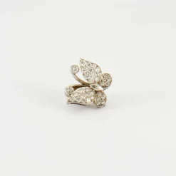 Boucles d'oreilles en Or blanc & diamants