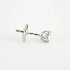 Boucles d'oreilles en Or blanc & diamants