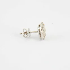 Boucles d'oreilles en Or blanc & diamants