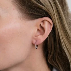 Boucles d'oreilles en Or blanc, diamants