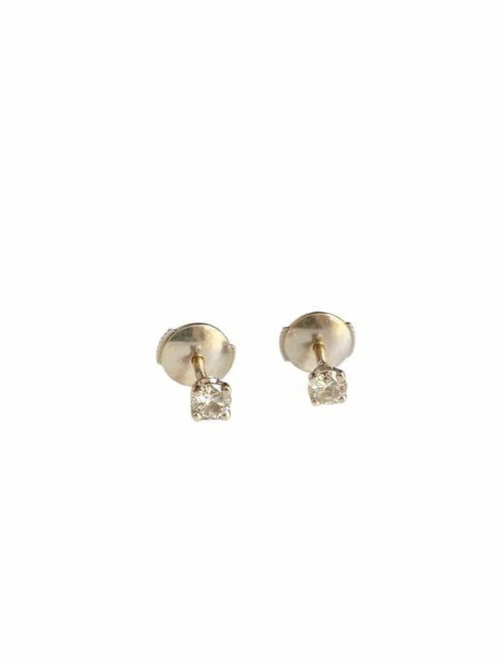 Boucles d’oreilles en or blanc et diamants