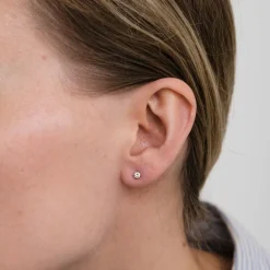 Boucles d'oreilles en Or blanc, Diamants