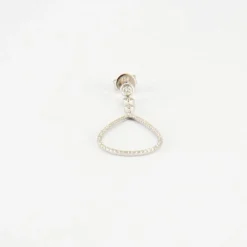 Boucles d'oreilles en Or blanc & diamants