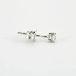 Boucles d'oreilles en Or blanc & diamants