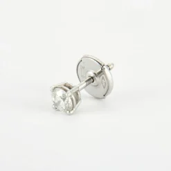 Boucles d'oreilles en Or blanc & diamants