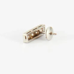 Boucles d'oreilles en Or blanc & diamants