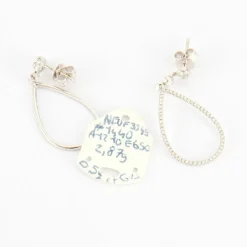 Boucles d'oreilles en Or blanc & diamants