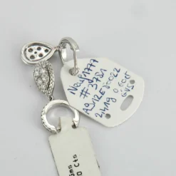 Boucles d'oreilles en Or blanc & diamants