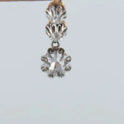 Boucles d'oreilles en or, diamants
