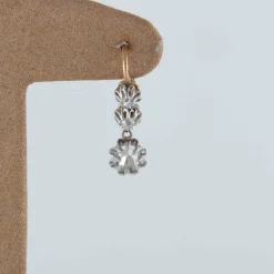 Boucles d'oreilles en or, diamants
