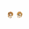 Boucles d'oreilles en or et diamant