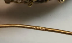 Boucles d'oreilles en or et perles anciennes