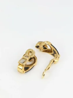 Boucles d’Oreilles en Or et Bois d’Amourette