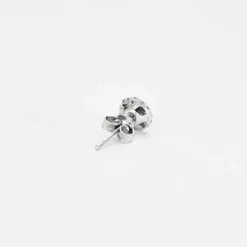 Boucles d'oreilles en or gris et diamants