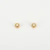 Boucles d'oreilles en Or jaune & diamants