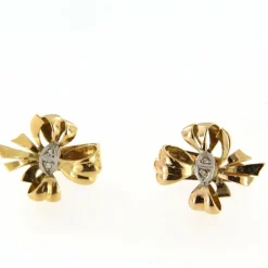 Boucles d'oreilles en Or jaune & Diamants