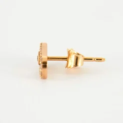 Boucles d'oreilles en Or jaune & diamants