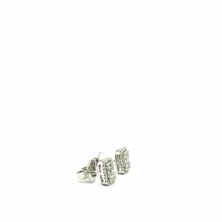 Boucles d'oreilles en or jaune 18 carats et diamants