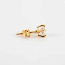 Boucles d'oreilles en Or jaune & diamants