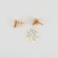 Boucles d'oreilles en Or jaune & diamants