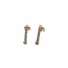 Boucles d'oreilles en Or rose serties de diamants