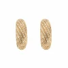 Boucles d'oreilles en or rose et diamants