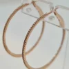 Boucles d'oreilles en Or rose, diamants
