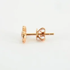 Boucles d'oreilles en Or rose & diamants