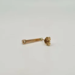 Boucles d'oreilles en Or rose serties de diamants