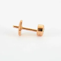 Boucles d'oreilles en Or rose & diamants
