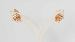Boucles d'oreilles en or rose et nacres