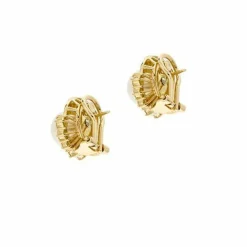 Boucles d'oreilles en perles et diamants