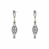 Boucles d'oreilles festonnées diamants