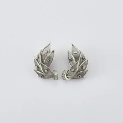 Boucles d'oreilles Feuillage Saphirs & Diamants