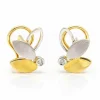 Boucles d'oreilles Feuille 2 Ors