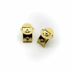 Boucles d'oreilles Huggie italiennes en or 18 carats