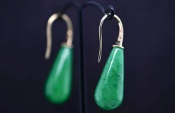 Boucles d'oreilles jade