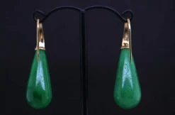 Boucles d'oreilles jade