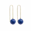 Boucles d’Oreilles Lapis-Lazuli & Or Jaune