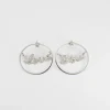 Boucles d'oreilles LOVE YOU en or blanc, diamants