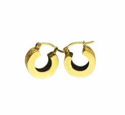 Boucles d'oreilles motif sablé
