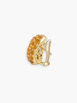 BOUCLES D'OREILLES OR & CITRINE