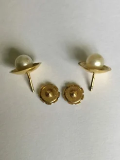 Boucles d'oreilles Or & perles