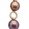 Boucles d'oreilles ORÊ avec Diamants et Perles. Tout neuf.