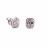 Boucles d’oreilles or blanc diamants