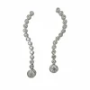 Boucles d'oreilles or blanc et diamants 2,2 ct
