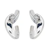Boucles d'oreilles Or blanc Diamant