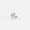Boucles d'oreilles or blanc saphirs
