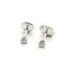 Boucles d’oreilles Or blanc et Diamants