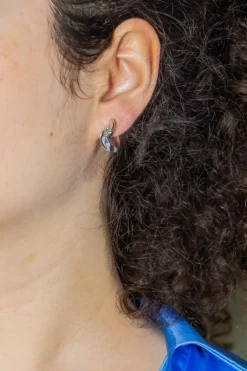 Boucles d'oreilles Or blanc Diamant